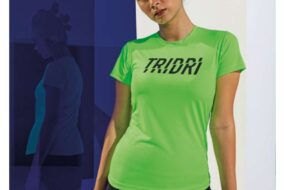 Dámské sportovní tričko Tridri svítivě zelená