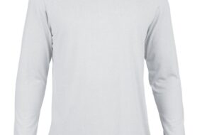 Unisex funkční tričko s dlouhými rukávy PERFORMANCE PÁNSKÉ bílá