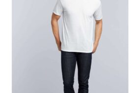 Unisex sportovní tričko SUBLI Gildan PÁNSKÉ bílá