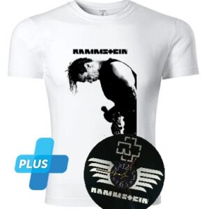 Triko s potiskem Rammstein + Vinylové hodiny - Kolekce 1