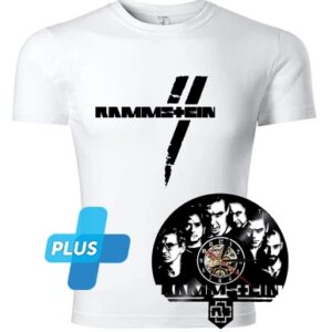 Triko s potiskem Rammstein + Vinylové hodiny